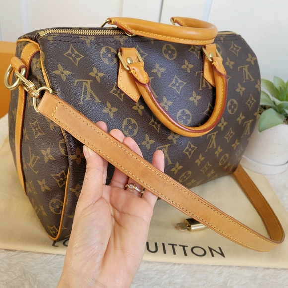 💕CLASSIC Louis Vuitton Speedy 30 Bandouliere Monogram - Picture 7 of 17